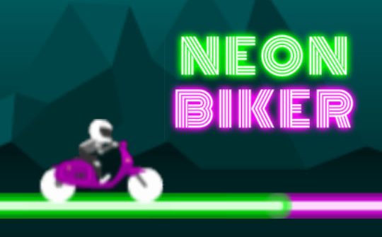 Play Neon Biker online game