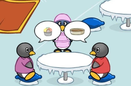 Play Penguin Diner online game