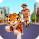 Play Tiger Run online kids game