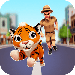 Play Tiger Run online kids game